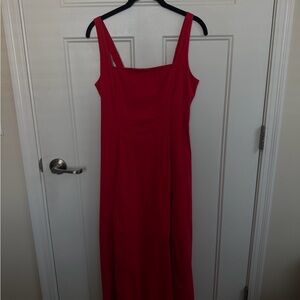Abercrombie & Fitch Red Sleeveless Dress